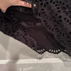 J.Crew Black Bell Sleeve Dress Embroidered Eyelet Size‎ 4 thumbnail 7