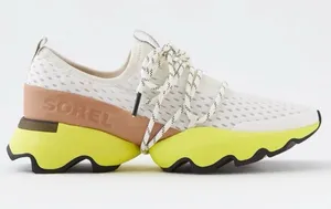 Sorel Kinetic Impact Lace Sneakers Sea Salt Yellow streetwear chunky activewear thumbnail 1