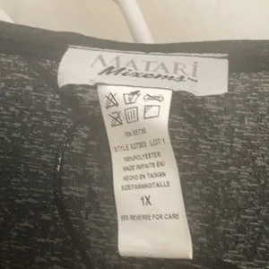 FINAL MARKDOWN Matari mixems lightweight dress 1x Black thumbnail 3