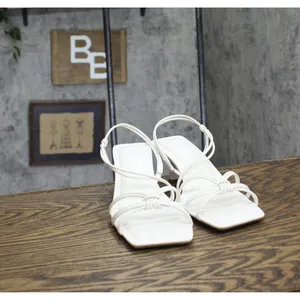INC International Concepts Womens Nahari Dress Sandals Heels White Smooth 8M thumbnail 3