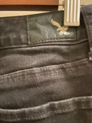 American Eagle Outfitters 360 Super Stretch AEO Denim Skinny Black Jeans thumbnail 5
