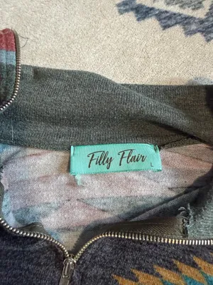 Filly flair Aztec quarter zip  thumbnail 2