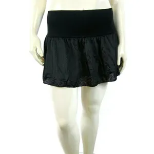 Med‎ FREE PEOPLE Jersey Black Mini Skirt thumbnail 2