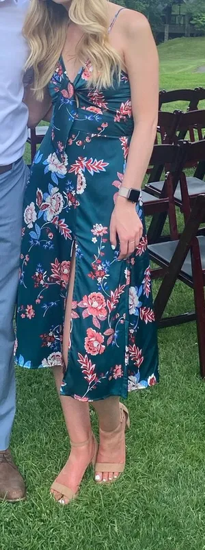 Amazon Floral Wedding Guest Dress thumbnail 2