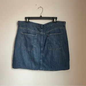 Classic GAP Y2K Denim Mini Skirt Waist‎ Size 34 thumbnail 4