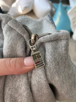 Russell Athletic Oversized Gray Zip Up thumbnail 5