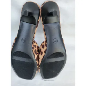 Wild Fable Leopard Print Slide Sandals Women’s Memory Foam Open Toe Size 8.5 thumbnail 4
