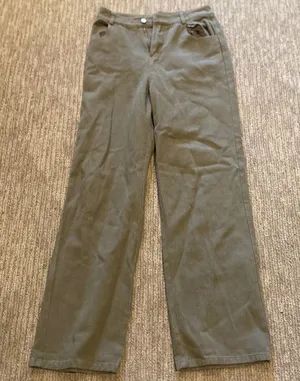 Rumored wide leg pants Green thumbnail 1