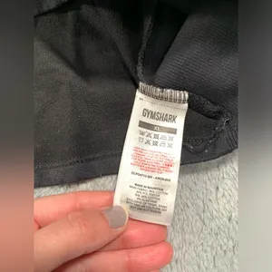 Gymshark black cropped long sleeve top XL thumbnail 7