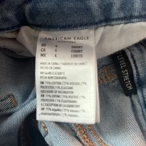 American Eagle outfitters distressed curvy hi-rise jegging size 4 short . thumbnail 10