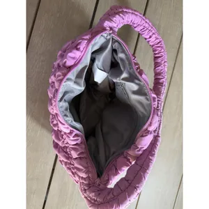 Womens Quilted Puffer Oversized Shoulder Bag Rosy Lilac Hobo Bag Boho Y2K Trendy thumbnail 5