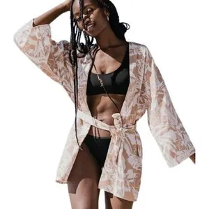 NWT Billabong Sweet Summer Kimono Sz Med thumbnail 5