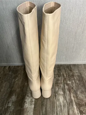 NWOB Seychelles Beige Knee High Block Heel Boots Size 10 thumbnail 11