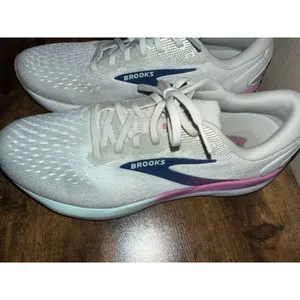 Brooks Ghost 16 Women's Running Shoes Gray Pink Blue 1204071B175 Size 11 thumbnail 2