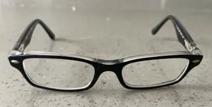 Ray-Ban RB 1530 3529 46-16-125 Black Crystal Full Rim Eyeglasses Frames ONLY thumbnail 1