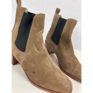 Steve Madden Rhiannon Suede Chelsea Ankle Boot in Brown Size 10 thumbnail 2