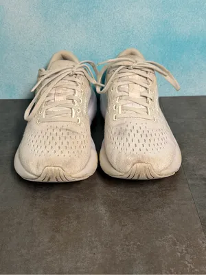 Brooks Ghost 16 Women's White/Pale Gray Running Shoes 1204071B151 Size 7.5B thumbnail 5