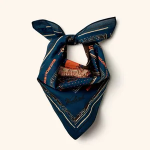 Adult nwt Western Graphic Cotton Bandana - Woolrich x Target Navy thumbnail 2