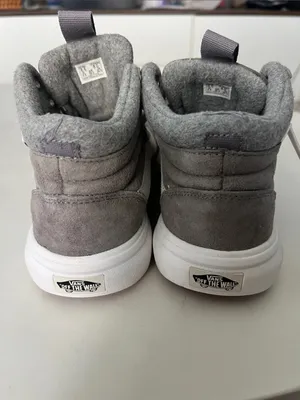 Vans Ultrarange Hi MTE Wool Frost Gray Suede High Top Sneakers Womens 8 thumbnail 4