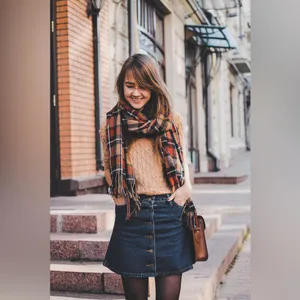Wax Jean Basic‎ Denim Distressed Skirt Size M thumbnail 13