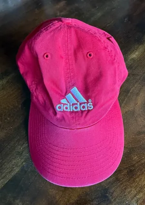 Adidas Red Baseball Cap with Adjustable Strap thumbnail 1