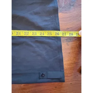 Lululemon women's black stretchy oversized scarf EUC thumbnail 3