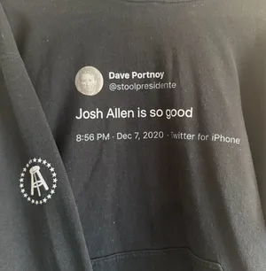Barstool Sports Josh Allen Hoodie thumbnail 2