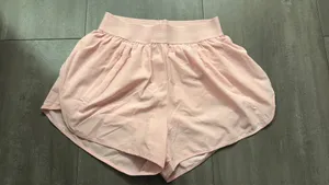 alo pink shorts thumbnail 3