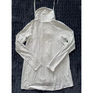 Lululemon Womens Coast‎ Easy Wrap Jacket Gray Heather Full Zip Size 6 thumbnail 8