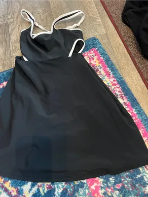 Abercrombie black cut out sides active dress XSP thumbnail 5