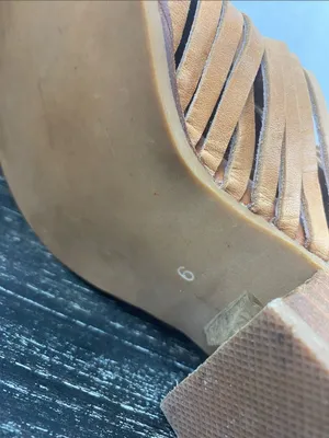 Jeffrey Campbell Brown Tan Leather Strappy Fisherman Sandals 6 thumbnail 7