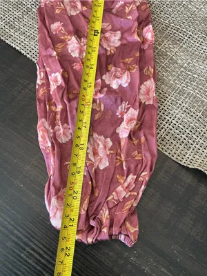 Altar’d State Floral Long Sleeve Mini Dress Mauve Size M thumbnail 13