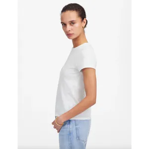 Madewell Essential Slim Tee Shirt Lightweight Cotton Basics White Small NWT thumbnail 4