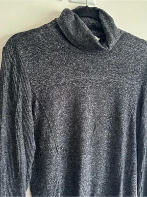 Anthropologie Saturday Sunday Charcoal Turtleneck Sweater thumbnail 2