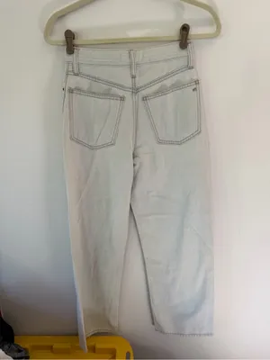 Madewell Light Wash the perfect vintage Wide Leg crop Jeans 23 thumbnail 5