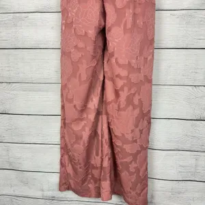 Lulus‎ Days of Beauty Rusty Rose Burnout Floral Surplice Jumpsuit Sz Small Party thumbnail 5