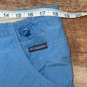 Columbia Sportswear Womens Mid Rise Cotton Blend Shorts Blue‎ Large thumbnail 6