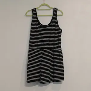 Tommy Hilfiger Navy Blue Striped Romper Sz M thumbnail 10
