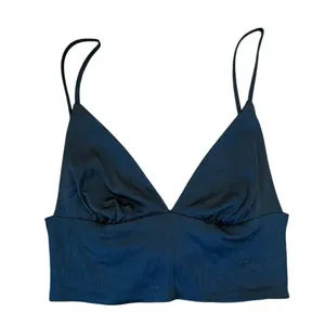 Zara black satin crop bralette top size xs thumbnail 8