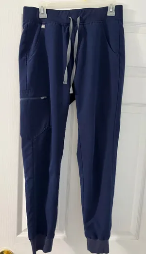 Navy Blue FIGS Zamora Jogger Scrub Pants thumbnail 1