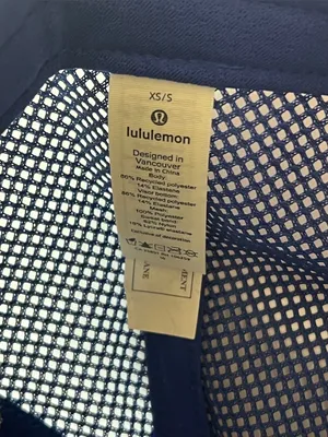 lululemon athletica Seawheeze 1/2 Marathon Race Royal Blue Mesh Trucker Hat thumbnail 2