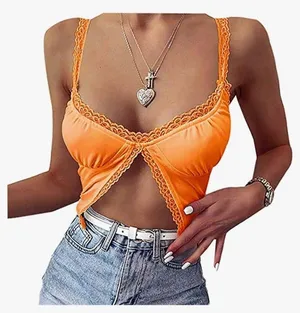 Amazon Orange Crop Top thumbnail 1