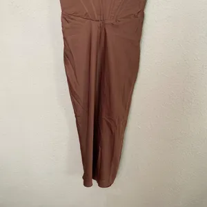 HOUSE OF CB S D-DD 'Myrna' Chocolate Satin‎ Corset Slip Dress NWOT thumbnail 8