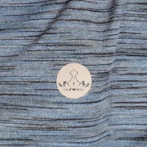 HEATHYOGA Women's Blue Heathered Leggings Pockets Size L Polyester Spandex‎ thumbnail 5