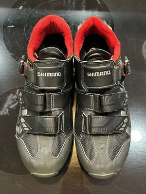 Shimano M088 black red‎ cycling shoe unisex size 41 W8.5-9 or M7-7.5 thumbnail 1