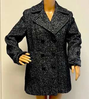 Calvin Klein Double Breasted Wool Pea Coat size 6 thumbnail 1