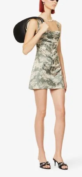 Miaou Ginger Floral-Print Woven Mini Dress thumbnail 1