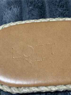 LOFT Black Knotted Espadrille Slide Sandals - Women thumbnail 3
