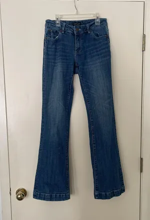 Boutique Cowgirl Couture Wide Leg Jeans thumbnail 1