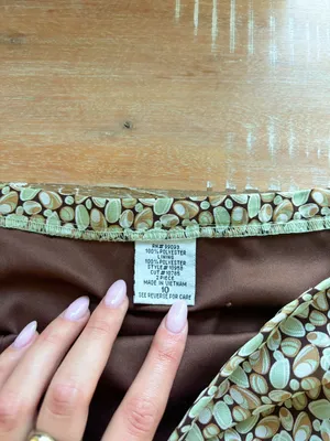 vintage midi skirt Green Size 10 thumbnail 5